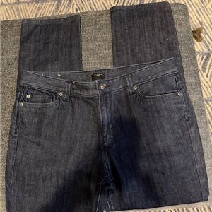 Ann Taylor Factory Women Blue Jeans 14 Petites Modern Mid Rise